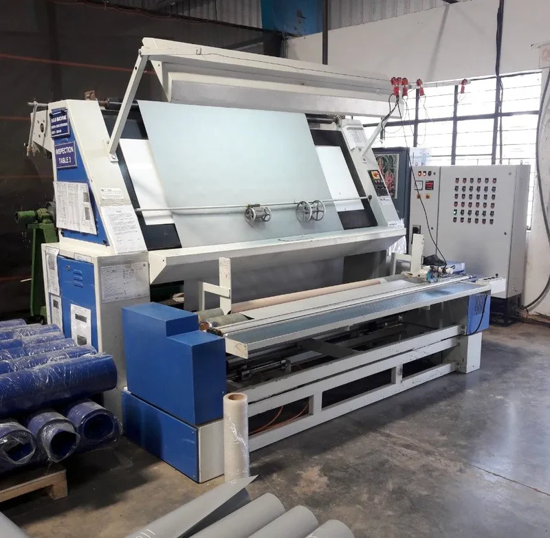 Fabric racks in a modern studio